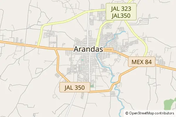 Mapa Arandas