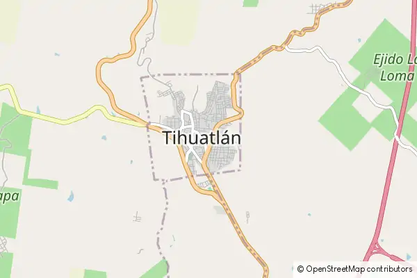 Mapa Tihuatlan