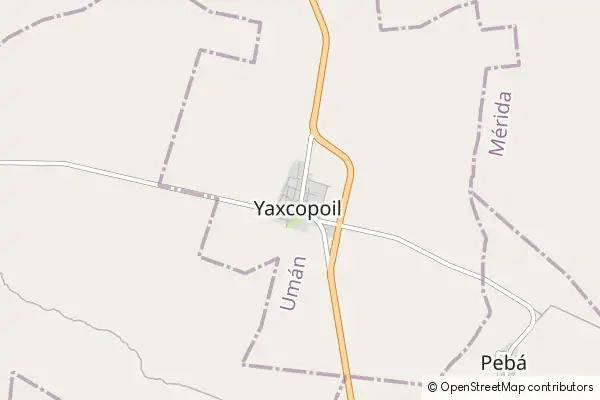 Mapa Yaxcopoil