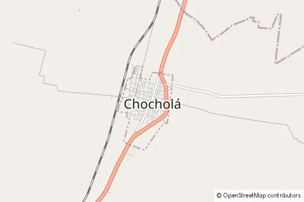 Mapa Chocholá