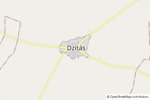 Mapa Dzitás
