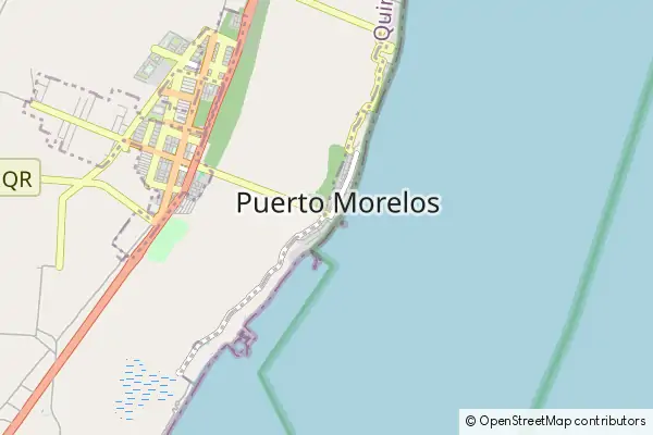 Mapa Puerto Morelos