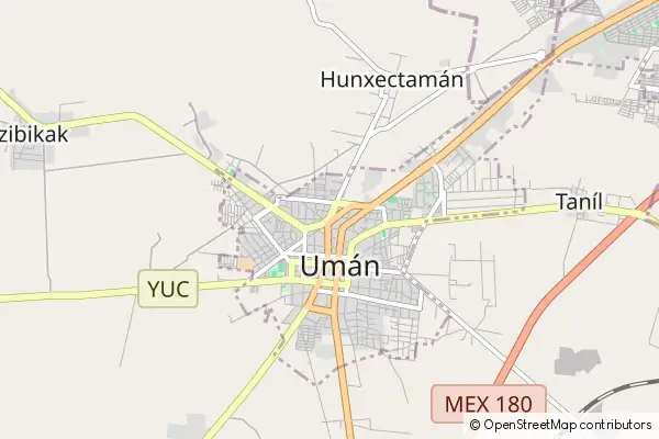 Mapa Umán