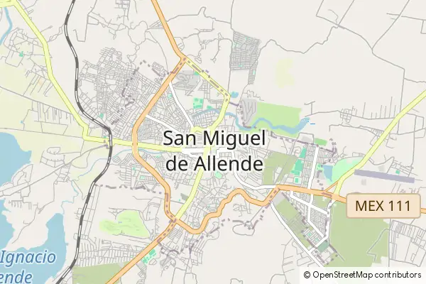 Mapa San Miguel de Allende