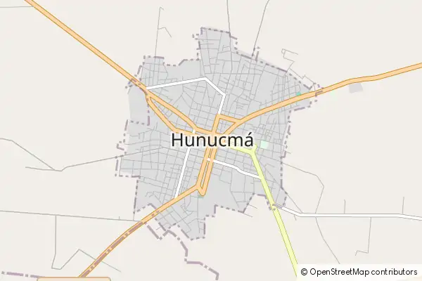 Mapa Hunucmá