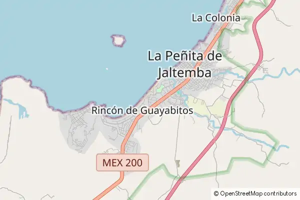 Mapa Rincón de Guayabitos