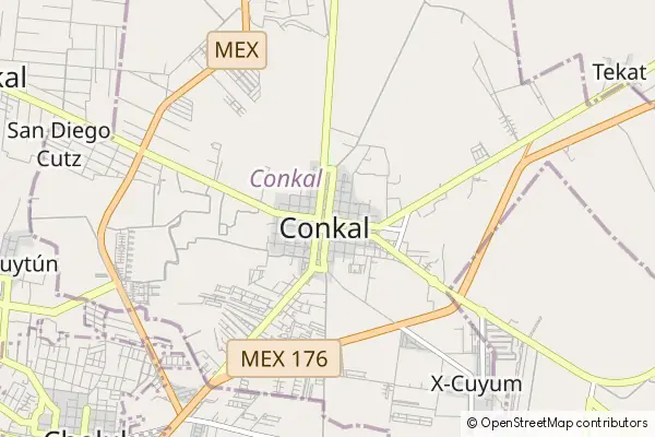 Mapa Conkal