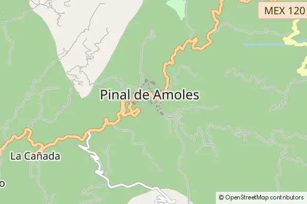 Mapa Pinal de Amoles