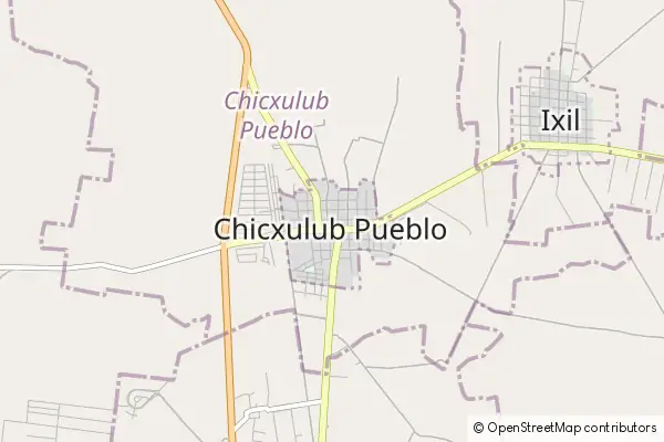 Mapa Chicxulub Municipality