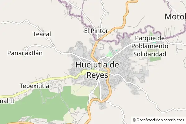 Mapa Huejutla de Reyes