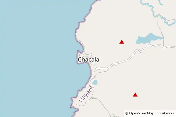 Mapa Chacala