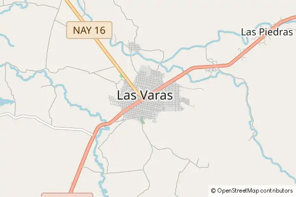 Mapa Las Varas