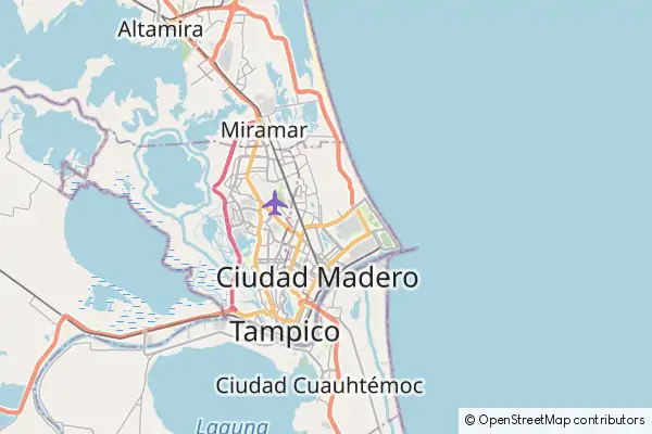 Mapa Ciudad Madero