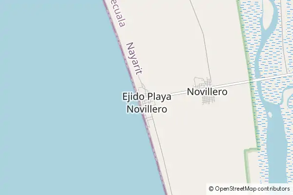 Mapa Playas Novillero