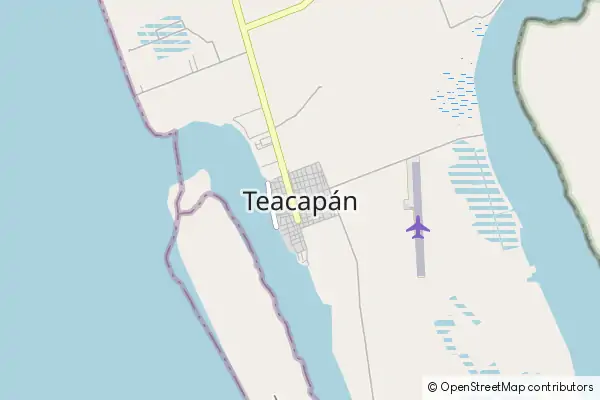 Mapa Teacapan