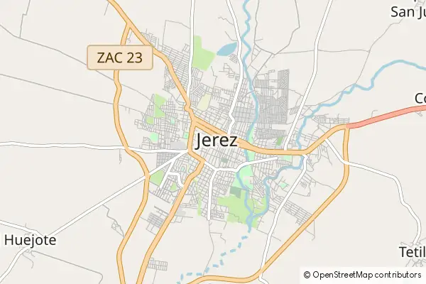 Mapa Jerez de García Salinas