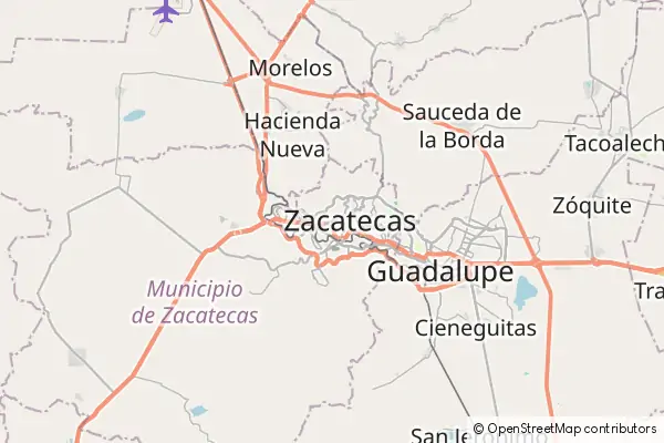 Mapa Zacatecas