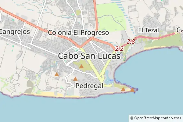 Mapa Cabo San Lucas