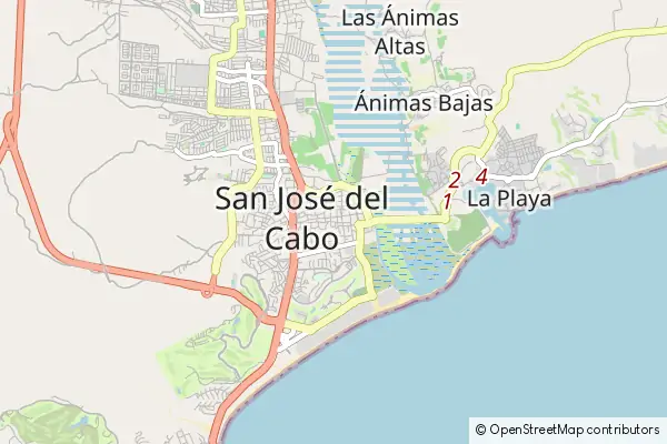 Mapa San José del Cabo