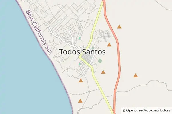 Mapa Todos Santos