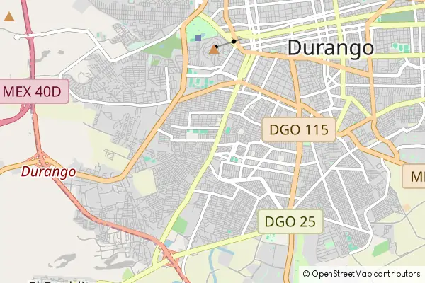 Mapa Durango