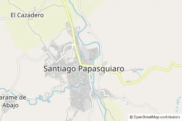 Mapa Santiago Papasquiaro