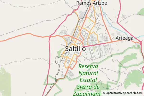 Mapa Saltillo