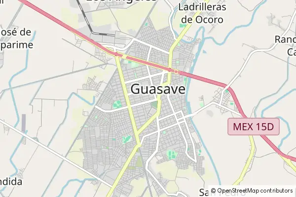 Mapa Guasave