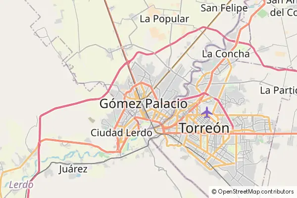 Mapa Gómez Palacio