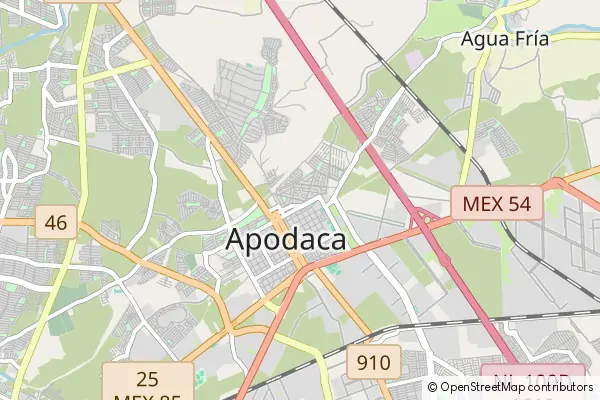 Mapa Apodaca