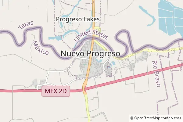 Mapa Nuevo Progreso