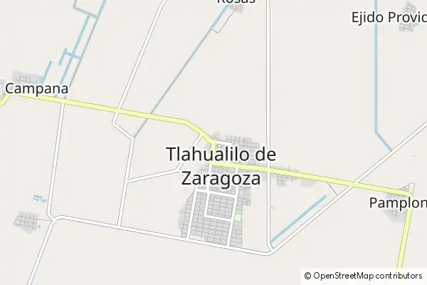 Mapa Tlahualilo