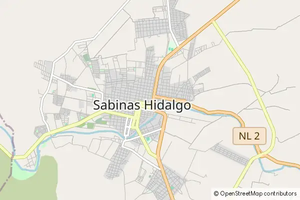 Mapa Sabinas Hidalgo