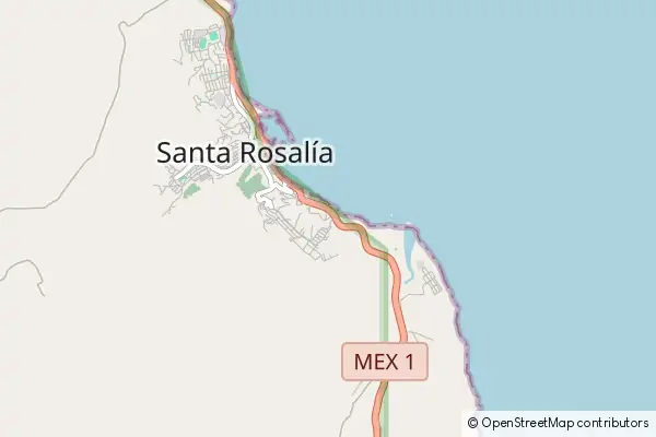 Mapa Santa Rosalía