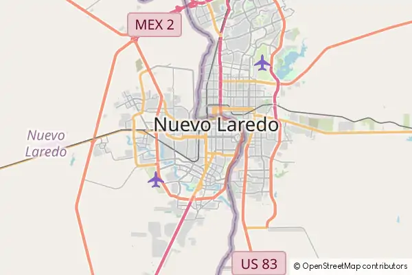 Mapa Nuevo Laredo