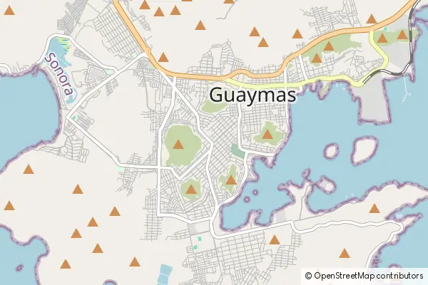 Mapa Guaymas