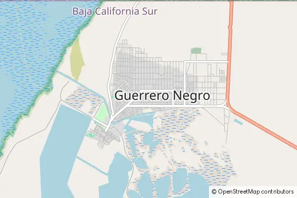 Mapa Guerrero Negro