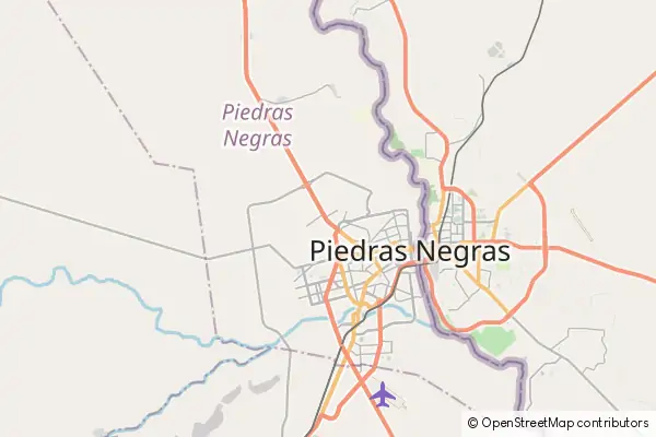 Mapa Piedras Negras