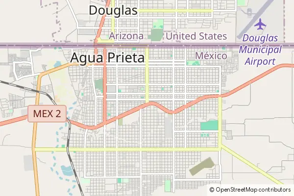 Mapa Agua Prieta