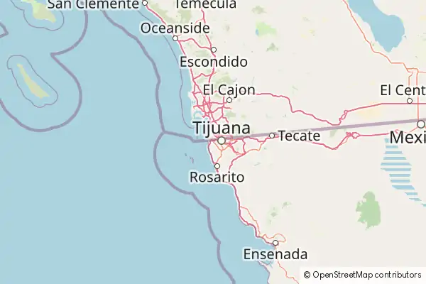 Mapa Tijuana