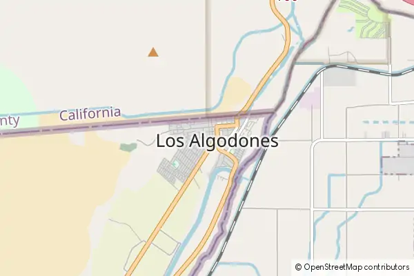 Mapa Los Algodones