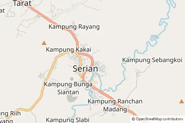 Mapa Serian