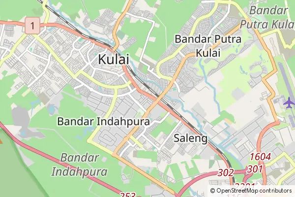 Mapa Kulai