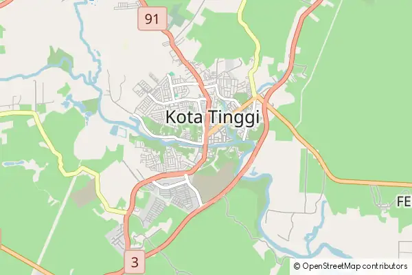 Mapa Kota Tinggi