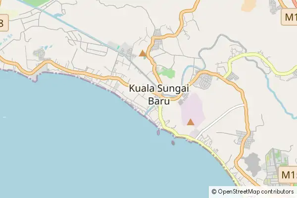 Mapa Kuala Sungai Baru