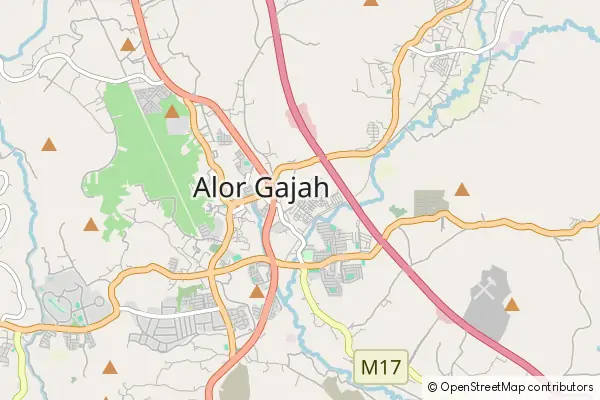 Mapa Alor Gajah