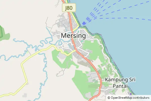 Mapa Mersing