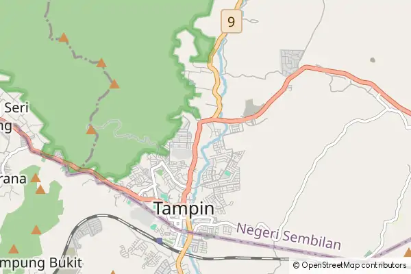 Mapa Tampin
