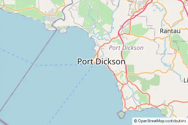 Mapa Port Dickson