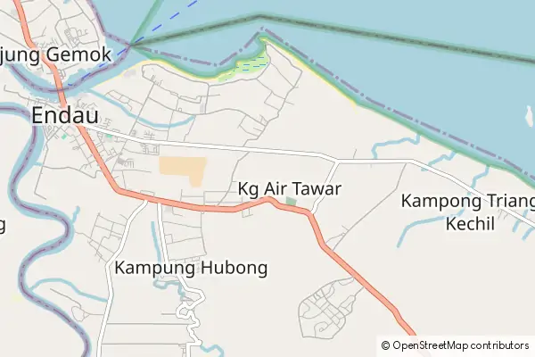 Mapa Endau